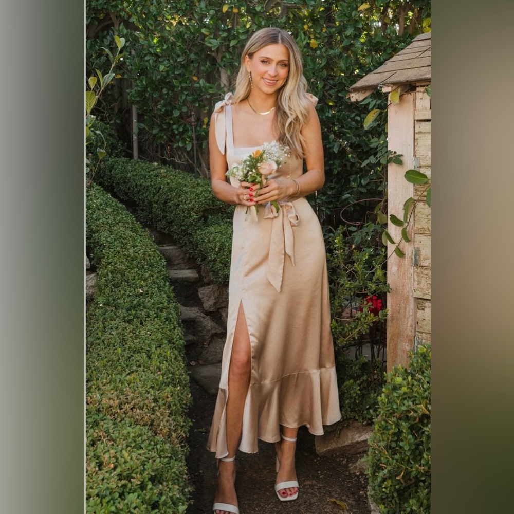 NWOT Show Me Your Mumu WHITE Claire Midi Dress